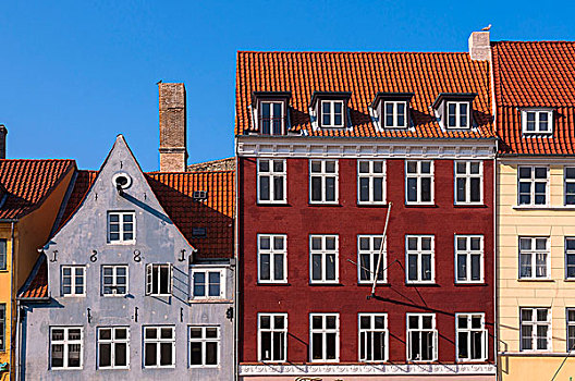 建筑,新港,哥本哈根,丹麦