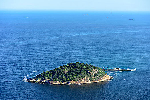 岛屿,靠近,里约热内卢,巴西,南美