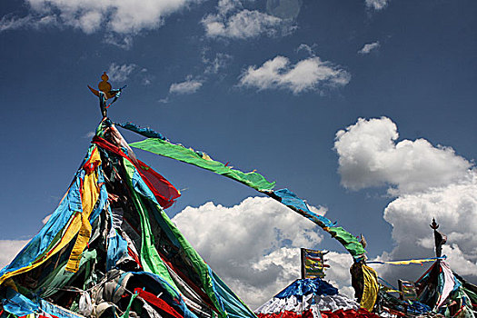 青海祁连山经幡