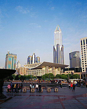 中国上海人民广场