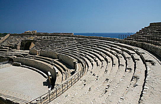 圆形剧场,塔拉戈纳省,加泰罗尼亚,西班牙,欧洲