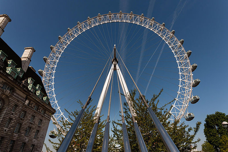 伦敦眼,摩天轮,伦敦,英格兰,英国,欧洲_高清图片_全景视觉