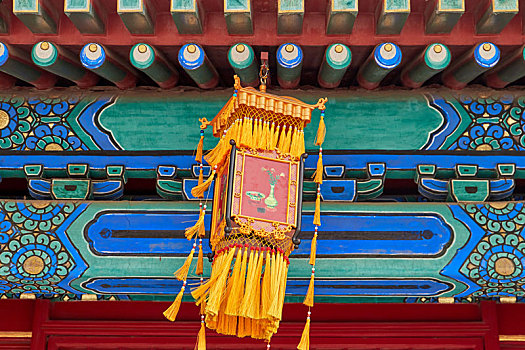 北京故宫里的宫灯