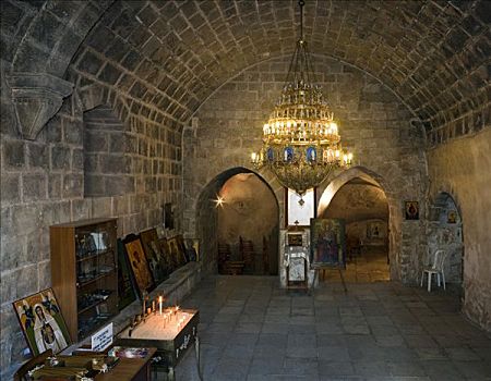 洞穴,教堂,寺院,南方,塞浦路斯,东海岸,欧洲