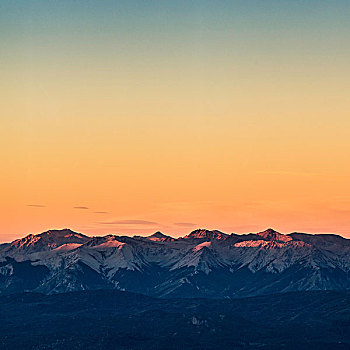 日落,风景,安第斯山,山脉,纳韦尔瓦皮,国家公园,里奥内格罗,阿根廷