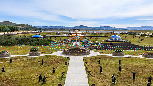 中国河北省丰宁县京北草原大汗行宫景区