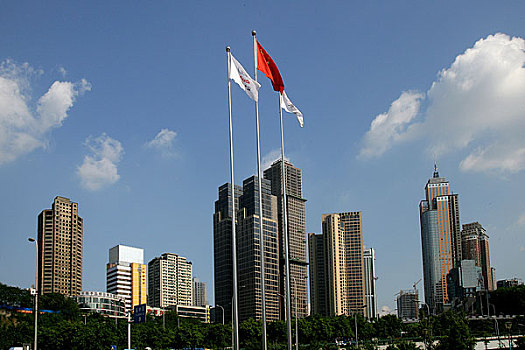 重庆南岸南坪商圈的群楼