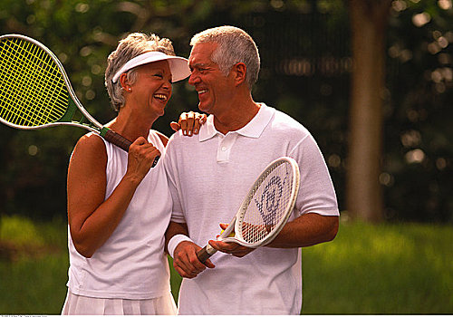 夫妻,网球场,网球器具,巴哈马