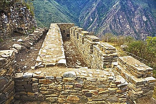 古遗址,山,印加,库斯科地区,秘鲁