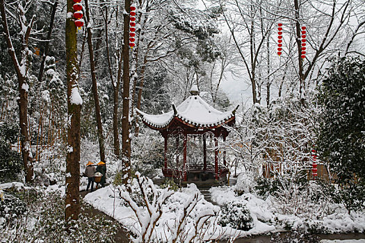 灵隐寺雪景