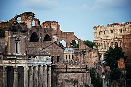 罗马,古罗马广场,遗址,古代建筑,意大利