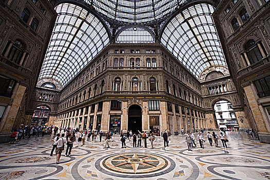 人,购物中心,商业街廊,那不勒斯,那不勒斯省,坎帕尼亚区,意大利