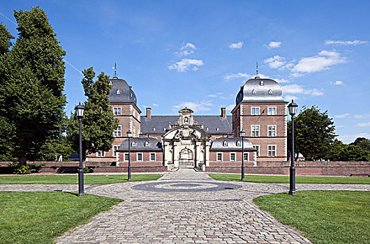 城堡,科技,学院,明斯特地区,北莱茵威斯特伐利亚,德国,欧洲