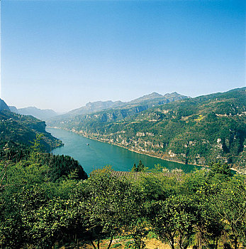 长江三峡西陵峡段风景
