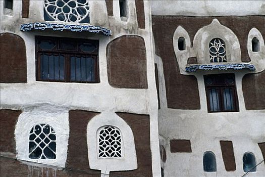 建筑,老城,也门