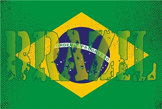 巴西,低劣,旗帜