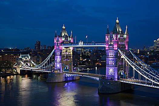 塔桥,黄昏,特别,光亮,伦敦,英格兰,英国,欧洲
