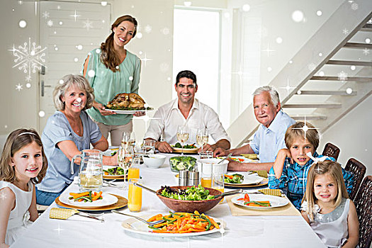 家庭,食物,餐桌