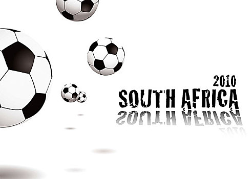 足球,灵感,插画,南方,非洲,锦标赛