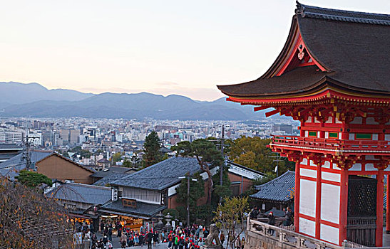 靠近,入口,清水寺,京都,日本