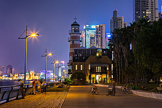 上海黄浦江夜景