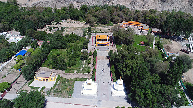 新疆和静,黄教圣地,巴伦台黄庙