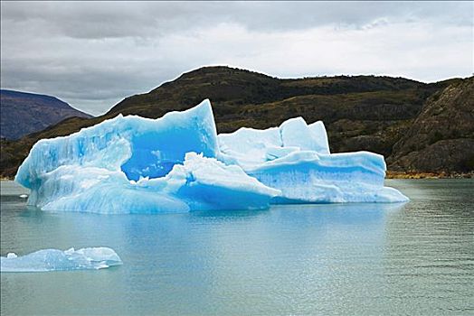 冰山,湖,阿根廷湖,巴塔哥尼亚,阿根廷