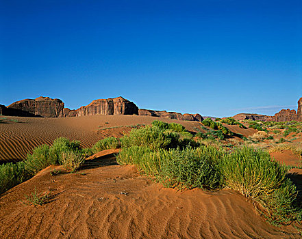 岩石构造,风景,纪念碑谷,亚利桑那,美国