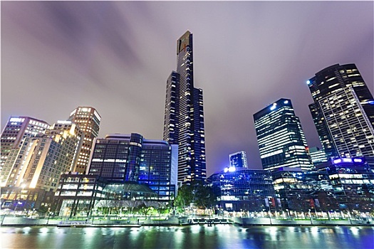 摩天大楼,地区,墨尔本,澳大利亚