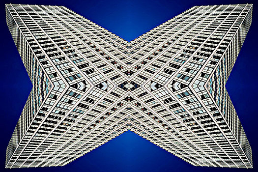 高层建筑,勒沃库森,集成照片,北莱茵威斯特伐利亚,德国,欧洲