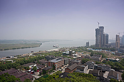 玄武湖公园的场景,摄于南京,江苏,中国,之