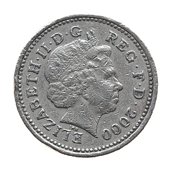 女王,一英镑硬币