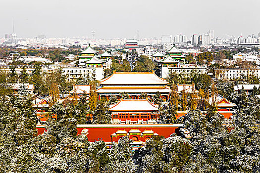 北京雪后风光
