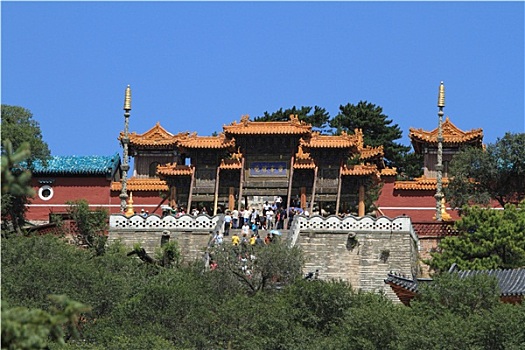 菩萨顶,寺庙,五台山,中国
