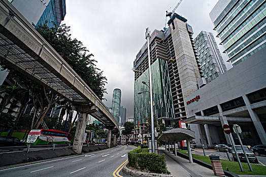 吉隆坡城市街景