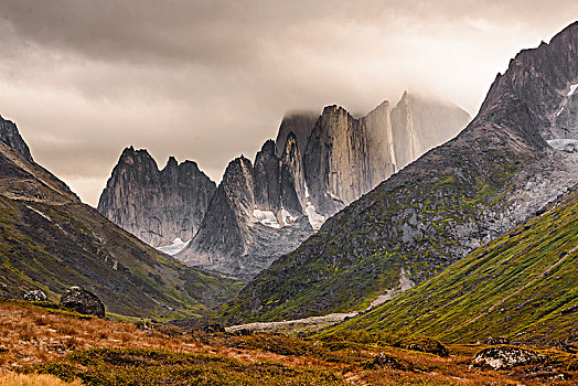 风景,山,格陵兰