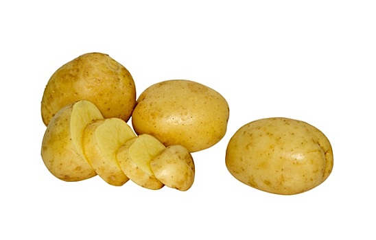 土豆,局部,隔绝,白色背景,背景