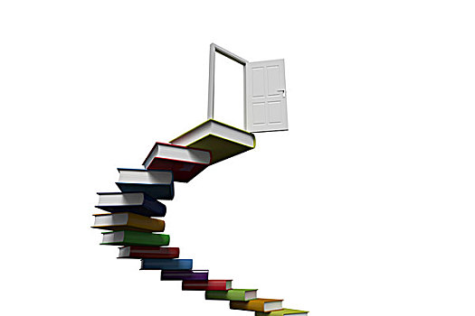 台阶,室外,书本,敞门