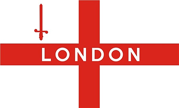 伦敦,旗帜
