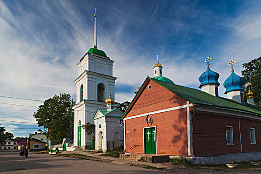 俄罗斯,寺院,教堂,街道