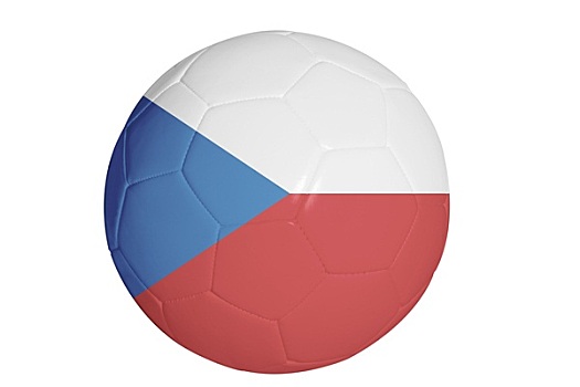 捷克共和国,旗帜,足球