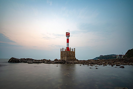 广西北海涠洲岛的灯塔