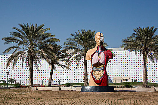 卡塔尔,多哈,城市,美术馆