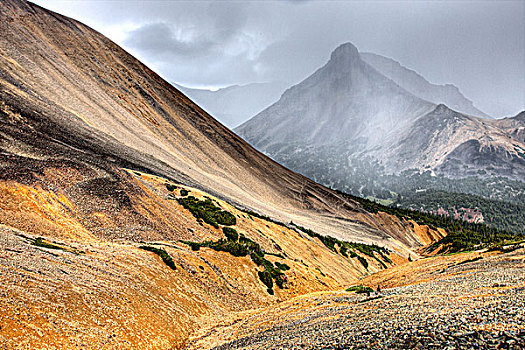 火山地貌,山峦,不列颠哥伦比亚省,加拿大