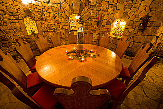 桌子,椅子,酒窖