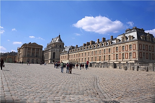 旅游,正面,宫殿,凡尔赛宫,法国