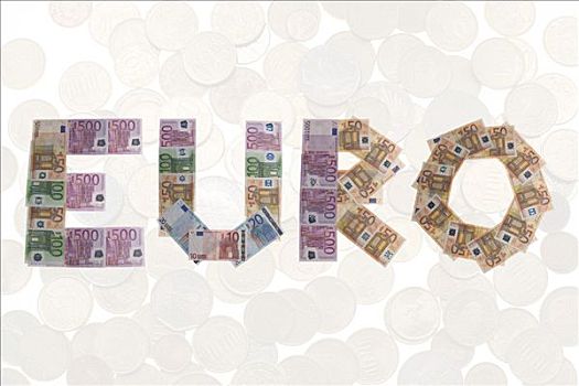 欧元,书写,钞票