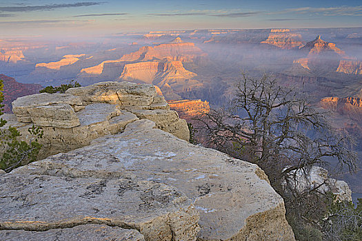 岩石构造,风景,南缘,大峡谷国家公园,亚利桑那,美国