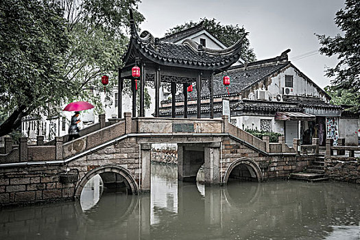 雨沐西施桥