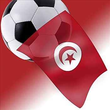 足球,突尼斯,旗帜